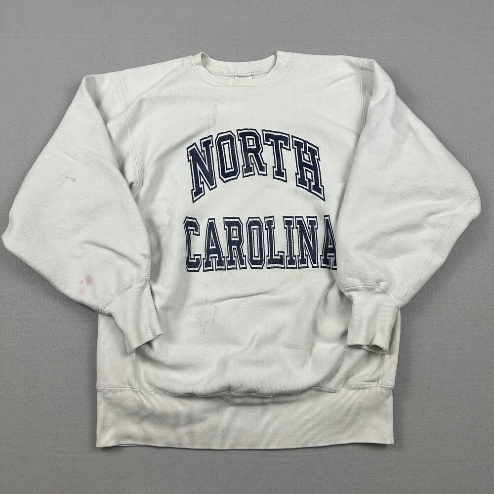 Vintage North Carolina Tar Heels Sweatshirt Men XL Champion Reverse Weave USA